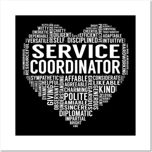 Service Coordinator Heart Posters and Art